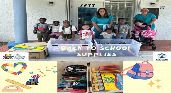 New backpacks and school supplies delivered!